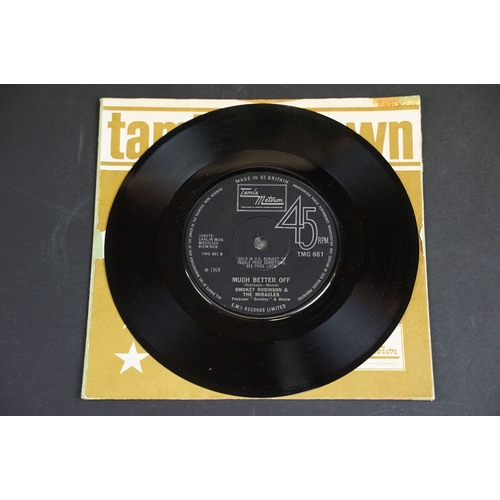 320 - Vinyl - Soul / Motown - 9 The Miracles / Smokey Robinson & The Miracles UK 1st pressing 7” singles o... 