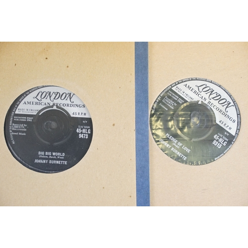 420 - Vinyl - Rockabilly / Rock ’N’ Roll - 7 Johnny Burnette and one Dorsey Burnette original UK 1st press... 