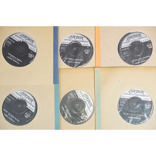420 - Vinyl - Rockabilly / Rock ’N’ Roll - 7 Johnny Burnette and one Dorsey Burnette original UK 1st press... 
