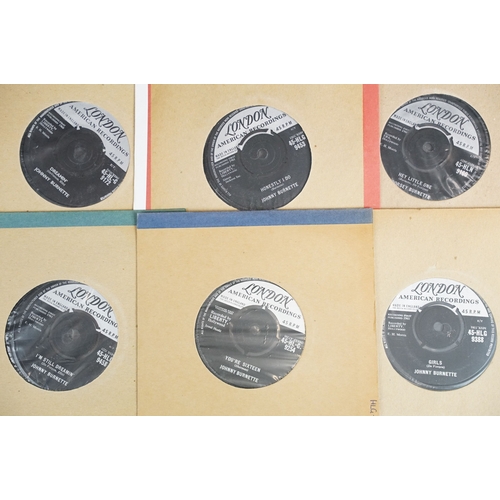 420 - Vinyl - Rockabilly / Rock ’N’ Roll - 7 Johnny Burnette and one Dorsey Burnette original UK 1st press... 