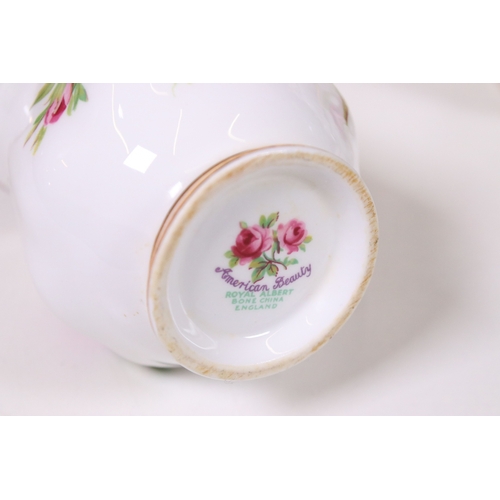 124 - Royal Albert 'Old Country Roses' items to include four vases in varying forms, trinket box, floral d... 