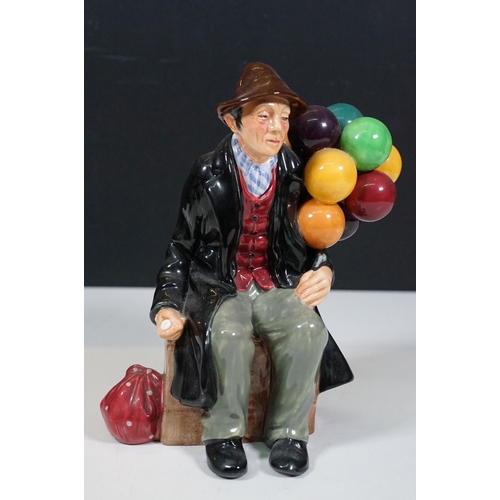 140 - Assorted ceramics to include Royal Doulton 'The Balloon Man' HN 1954, 'The Old Balloon Seller' HN131... 