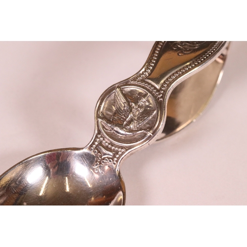 218 - Tiffany & Co, early 20th century sterling silver nursery feeding spoon dated 1912, 10cm long