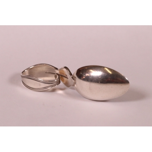 218 - Tiffany & Co, early 20th century sterling silver nursery feeding spoon dated 1912, 10cm long