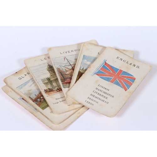 239 - A small collection Henry cigarette cards by J. Wix & Sons Ltd together with a set of flag playing ca... 