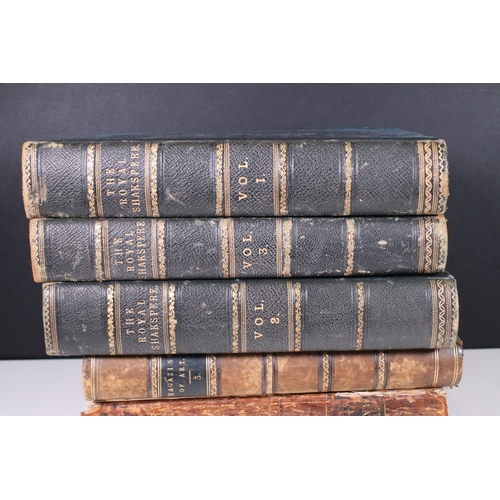 391 - Collection of 19th Century books to include Barclay's dictionary published by Brightly and Childs 18... 