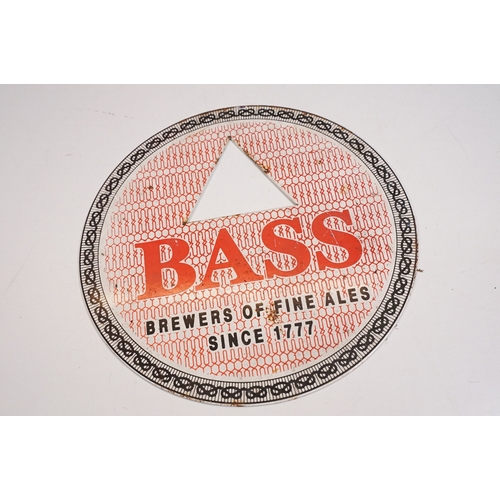 469 - Bass 'Brewers of fine ales' metal sign together with England Official squad medal collection 1998 an... 