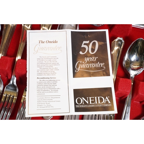 470 - Oneida 18/8 stainless steel cutlery canteen