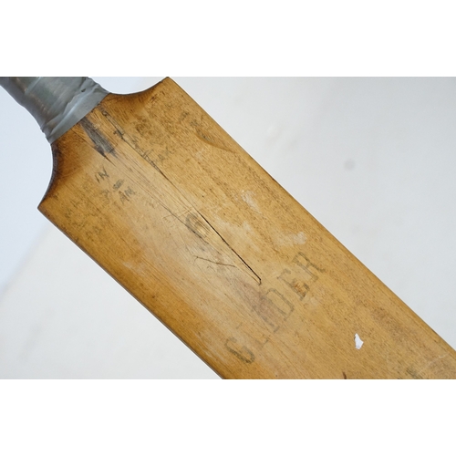 476 - Vintage Willow Glider cricket bat together with a willow Gunn & Moore Ltd, 'The Autograph' bat, Cont... 