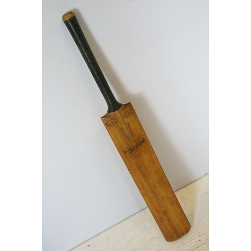 476 - Vintage Willow Glider cricket bat together with a willow Gunn & Moore Ltd, 'The Autograph' bat, Cont... 