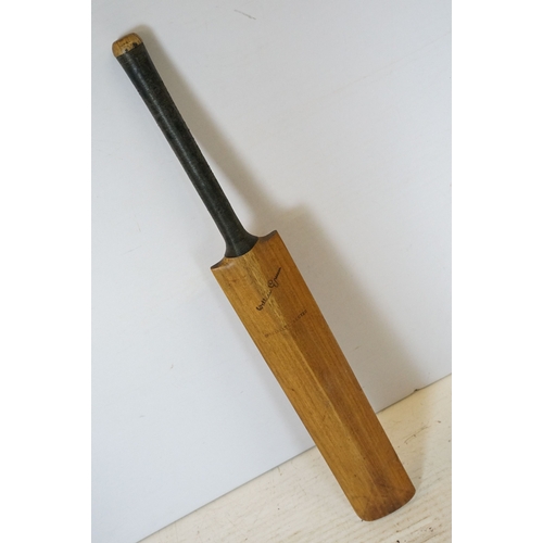 476 - Vintage Willow Glider cricket bat together with a willow Gunn & Moore Ltd, 'The Autograph' bat, Cont... 