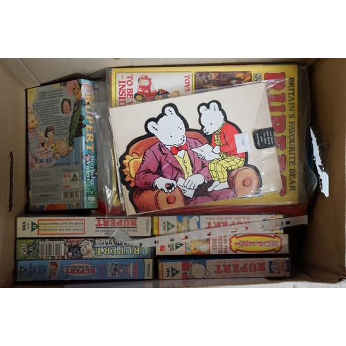 520 - Large collection of Rupert the Bear memorabilia to include Arden Sculptures, Wedgwood ceramic items,... 