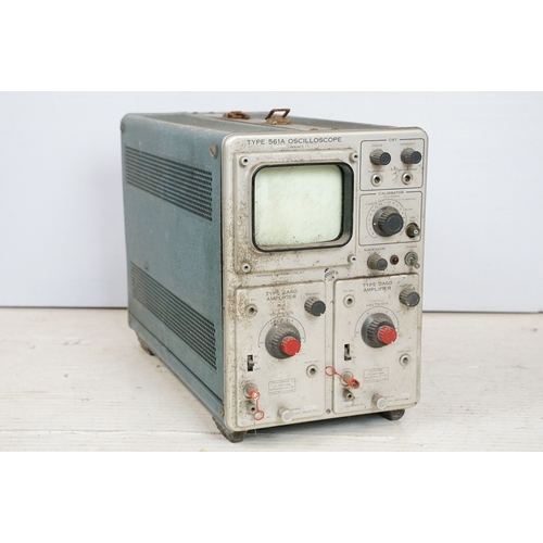 525 - Tektronix Type 561A Oscilloscope together with a Telequipment DM63