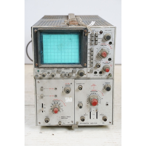 525 - Tektronix Type 561A Oscilloscope together with a Telequipment DM63