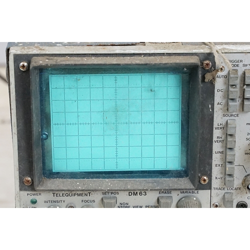 525 - Tektronix Type 561A Oscilloscope together with a Telequipment DM63