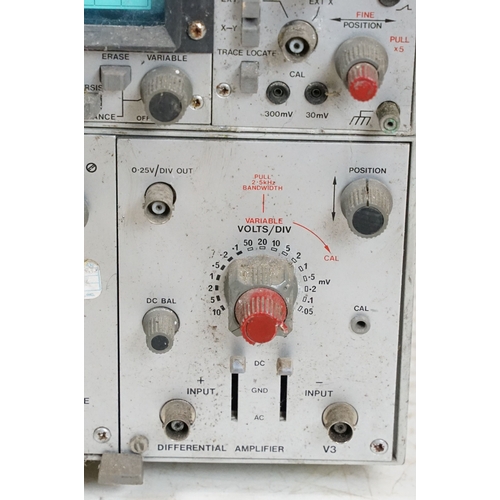 525 - Tektronix Type 561A Oscilloscope together with a Telequipment DM63