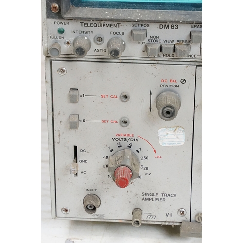 525 - Tektronix Type 561A Oscilloscope together with a Telequipment DM63