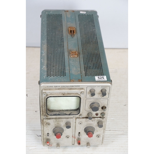 525 - Tektronix Type 561A Oscilloscope together with a Telequipment DM63