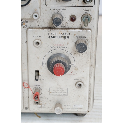 525 - Tektronix Type 561A Oscilloscope together with a Telequipment DM63