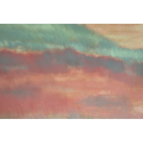 611 - Abstract landscape scene, 'Landscape 3', watercolour, titled on label verso and dated May 1997, 31.5... 