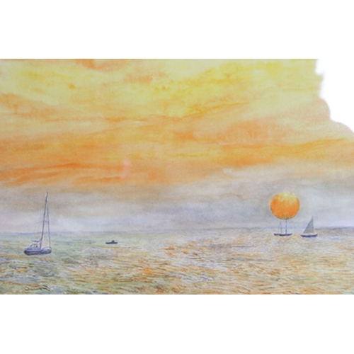 614 - Grenville Allen (British, 20th century), Sunset, limited edition print, signed in pencil lower right... 