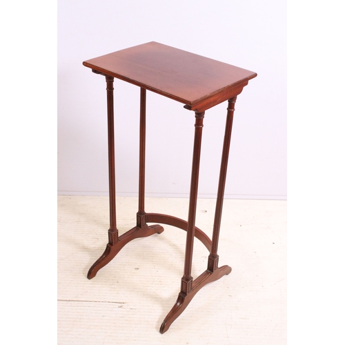 655 - Small nest of four tables, largest H 71cm, W 36cm, D 26cm