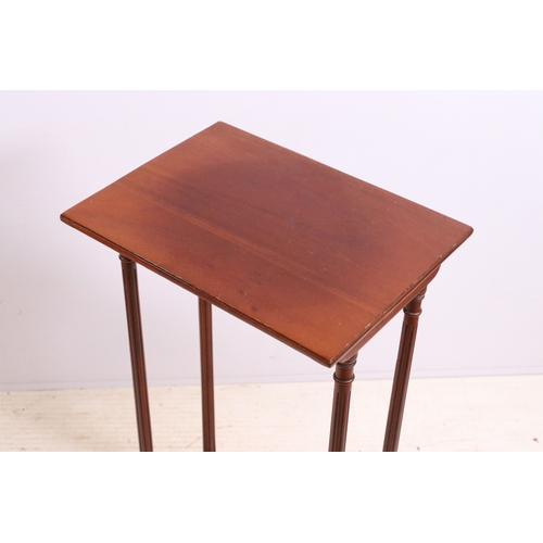 655 - Small nest of four tables, largest H 71cm, W 36cm, D 26cm