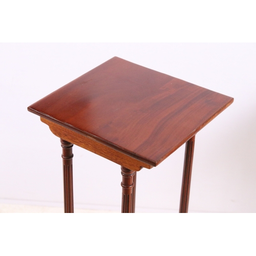 655 - Small nest of four tables, largest H 71cm, W 36cm, D 26cm