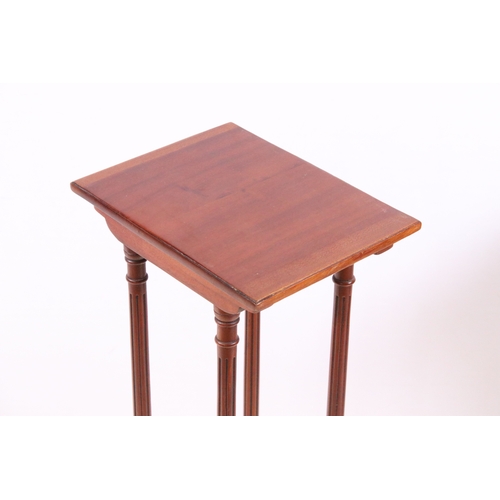 655 - Small nest of four tables, largest H 71cm, W 36cm, D 26cm