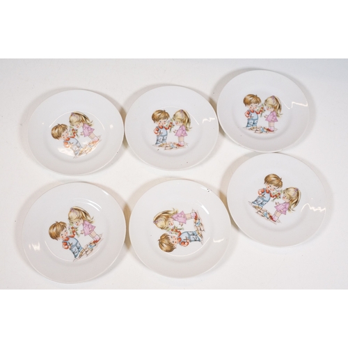 132 - Mixed selection of children's China to include Bunnykins and a child's tea set, etc