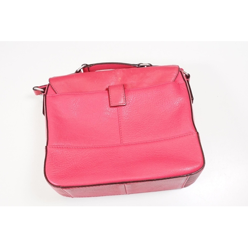 341 - Radley two tone pink shoulder bag with magnetic clasp and internal pockets together with a Radley bl... 