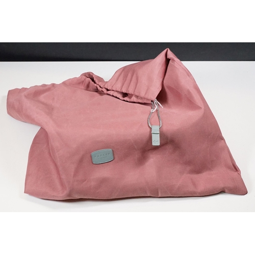 341 - Radley two tone pink shoulder bag with magnetic clasp and internal pockets together with a Radley bl... 