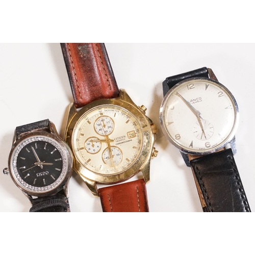 351 - Collection of watches, including: Vetta automatix, Mudu, Lanco, Victorinox, Certina, Elle, Mana, Pay... 