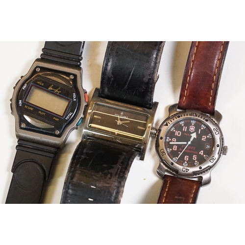 351 - Collection of watches, including: Vetta automatix, Mudu, Lanco, Victorinox, Certina, Elle, Mana, Pay... 