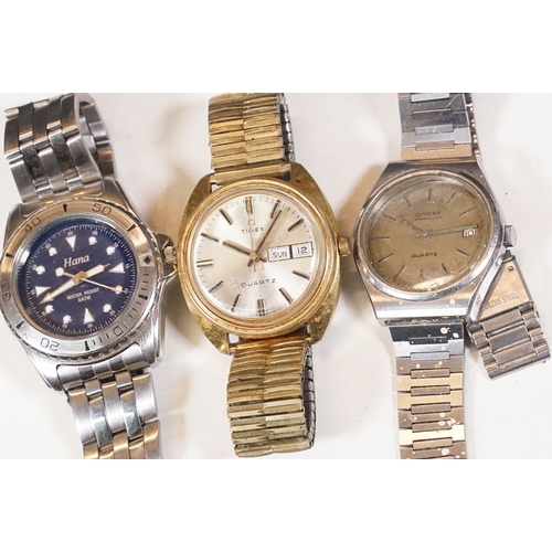 351 - Collection of watches, including: Vetta automatix, Mudu, Lanco, Victorinox, Certina, Elle, Mana, Pay... 