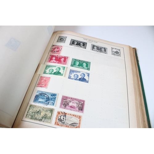 402 - Collection of stamps and cigarette cards to include three albums of world stamps including GB Victor... 