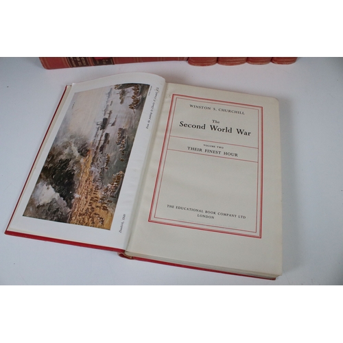 403 - Winston Churchill - Six volumes of 'The Second World War' published by the Educational Book Company.