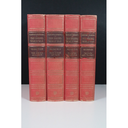 403 - Winston Churchill - Six volumes of 'The Second World War' published by the Educational Book Company.