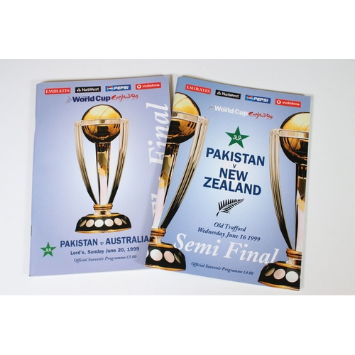 404 - England Cricket - Official souvenir programme, Super Six South Africa v Pakistan, Super Six Zimbabwe... 