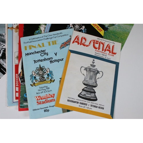 408 - 1981 FA Cup Final - Manchester City v Tottenham Hotspur - signed photos, programmes and press articl... 