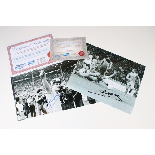 408 - 1981 FA Cup Final - Manchester City v Tottenham Hotspur - signed photos, programmes and press articl... 