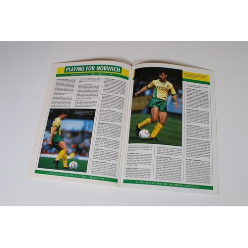 417 - 1989 FA Cup Semi-Final programmes - three FA Cup semi-final programmes, including one FA Cup semi-fi... 