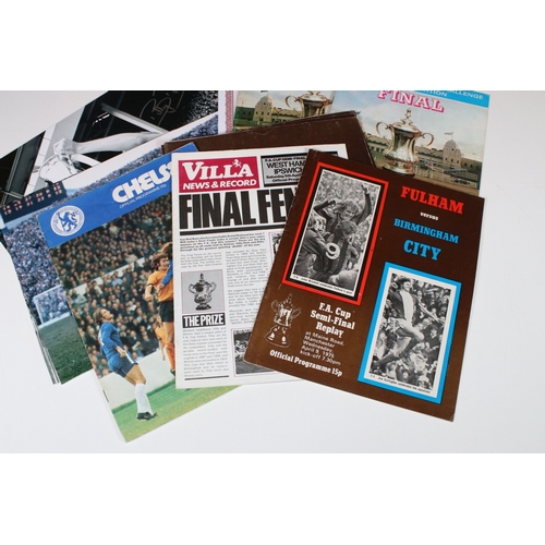 418 - 1975 FA Cup Final West Ham United v Fulham - FA Cup Final programmes, FA Cup Final programmes, FA Cu... 