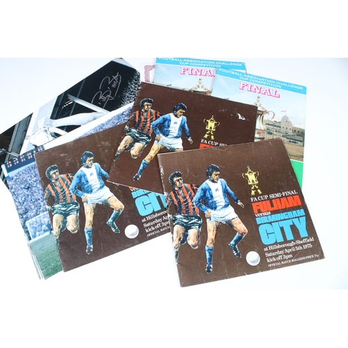 418 - 1975 FA Cup Final West Ham United v Fulham - FA Cup Final programmes, FA Cup Final programmes, FA Cu... 