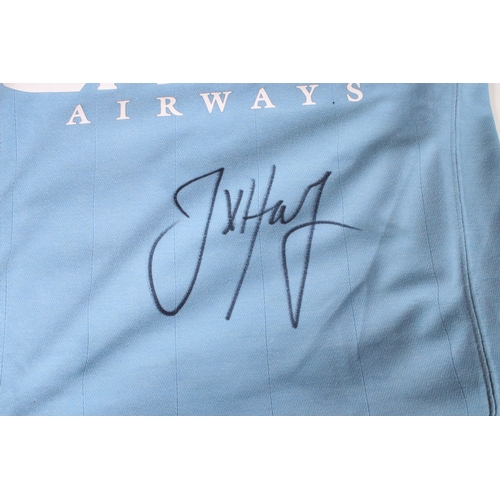 424 - Manchester City 2011 FA Cup winners - Manchester City shirt for the 2011 Final signed by Joe Hart (K... 