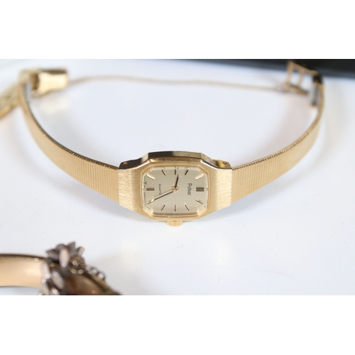 331 - A small collection of vintage costume jewellery and a selection of contemporary wristwatches to incl... 