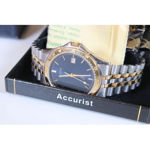 331 - A small collection of vintage costume jewellery and a selection of contemporary wristwatches to incl... 