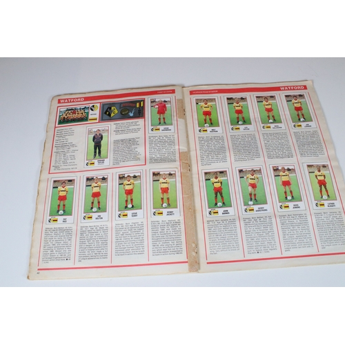 388 - Football Stickers - Five Panini football sticker albums to include Football 83, 84, 86, 87 & 89, all... 