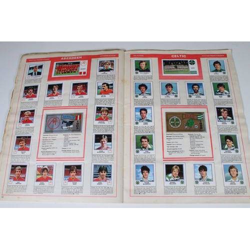 388 - Football Stickers - Five Panini football sticker albums to include Football 83, 84, 86, 87 & 89, all... 