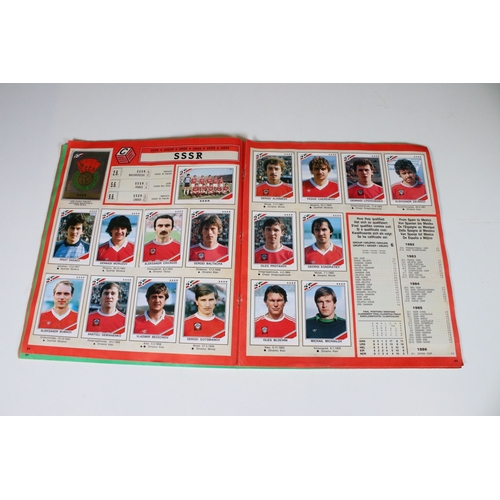 389 - Football Stickers - Panini Mexico 86 World Cup sticker album (complete), plus a Panini Supersport St... 